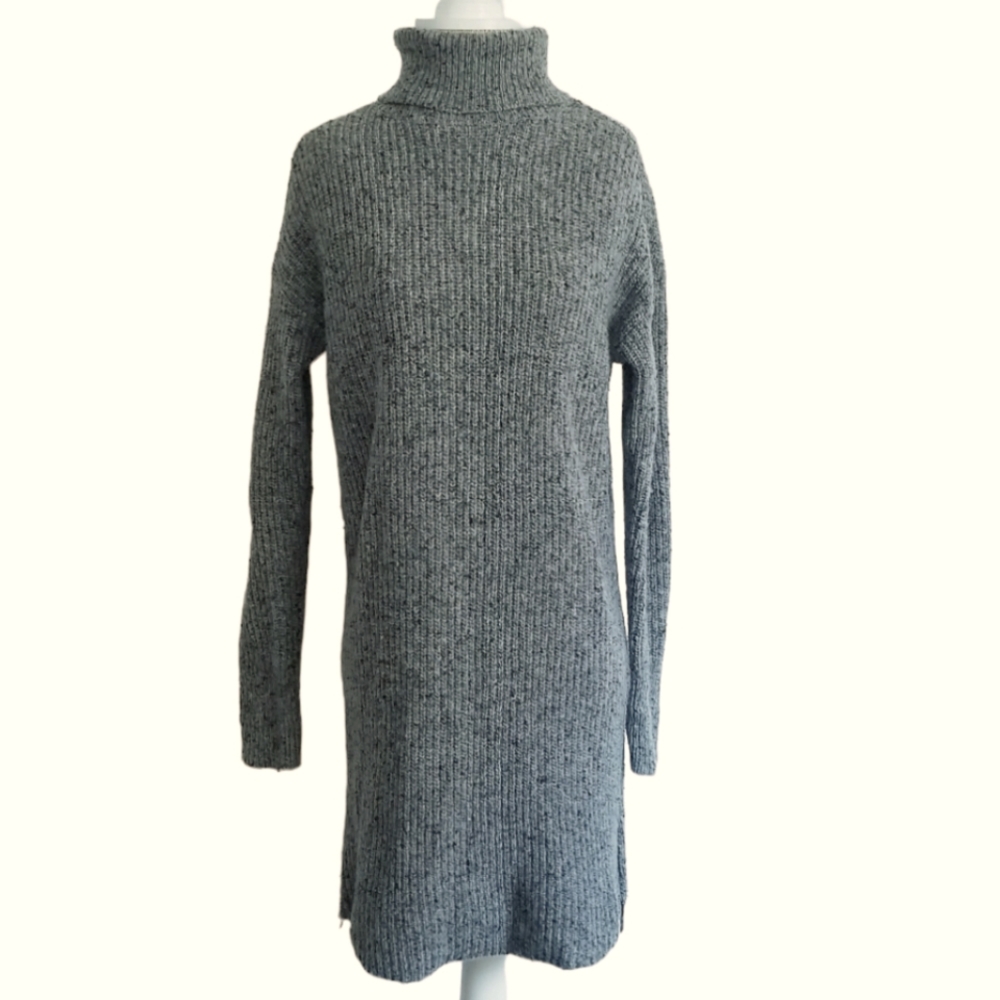 American Eagle Outfitters Turtle Neck Wool Blend Sweater Dress